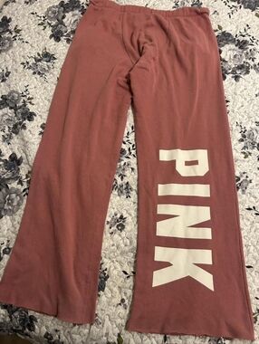 PINK Victoria's Secret Sweatpants Wide Leg Size Large Vintage Y2K